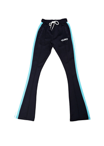 Pantalones de chándal apilados con bolsillos laterales para hombre, pantalón para correr, color turquesa y azul, para invierno - Product Image 6