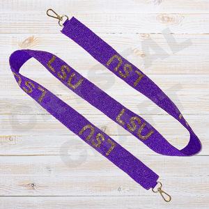 Peen State Blanc Perlé Sac À Main Sangle Personnalisé Or Blanc Perle De Rocaille Sac Sangles Accessoires Sacs Sac Spécial Pièces Accessoires - Product Image 2