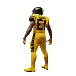 Maillot et pantalon de football américain anti-boulochage Combo uniforme de football américain extensible avec des graphiques personnalisés - Product Image 5