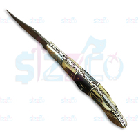 Couteau de poche pliant personnalisé en acier Damas, manche en bois de cerf, nom et logo personnalisés, qualité industrielle, utilitaire, chasse, camping, cadeau