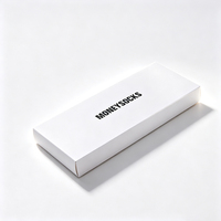Boîte d'emballage pliable en papier écologique pour vêtements, chaussettes, personnalisable