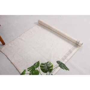 Tapis Kilim Turc Vintage Écologique 3,3x5,6 pi, Blanc, en Laine, Patchwork, avec Dos en Latex - Product Image 5