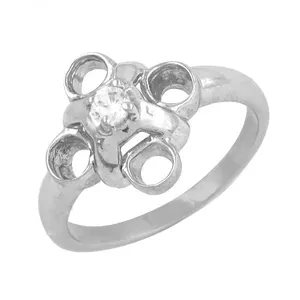 Art Palace 925 Silver <b>Cubic</b> <b>Zirconia</b> <b>Ring</b> Geometric Pattern Men's Gemstone Jewelry Romantic Style Third Party Certified 18K Gold - Product Image 3
