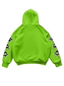 Sweat à capuche personnalisé de haute qualité en mélange de coton et de polaire - Automne Imperméable Respirant Tissu doux surdimensionné - Product Image 2