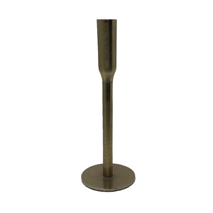 Portavelas cónico negro de Metal de alta calidad con Base redonda para decoración de mesa de fiesta de boda vela cónica hecha a mano a granel - Product Image 4