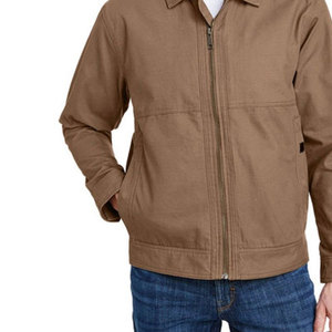 Chaqueta de lona de algodón para hombre de buena calidad/100% chaqueta de lona de algodón hecha de material transpirable para hombre a la venta - Product Image 5