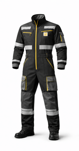 Overol de Alta Visibilidad Impermeable, Uniforme de Trabajo de Talla Grande, Ropa de Seguridad de Poliéster para Hombre, Logotipo Personalizado de Alta Calidad - Product Image 2