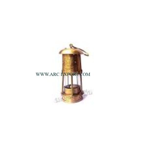 Lámparas de minero de mesa de iluminación pulidas de oro antiguo Lámparas de minero de luces únicas decorativas hechas a mano para bodas y hoteles en La India - Product Image 4