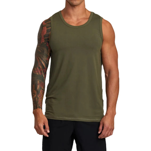 Camiseta Deportiva de Fitness para Hombre de Diseño Personalizado de Primera Calidad, Camiseta Deportiva Atlética Verde Oliva Elegante de Talla Grande para Fisicoculturismo, Gran Venta - Product Image 1