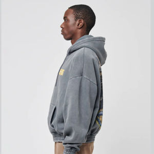 Meilleures ventes Vêtements décontractés pour hommes, Sweats à capuche zippés à manches longues, Séchage rapide confortable avec impression gaufrée au prix de gros - Product Image 4