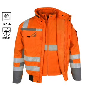 Vêtements de sécurité, personnalisables, haute visibilité, réfléchissants, ignifuges, respirants, polyester, imperméables, uniformes de travail, pas cher - Product Image 4