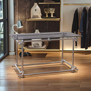 Mesa de metal de larga duración fabricada con materiales de acero de primera calidad - Product Image 6