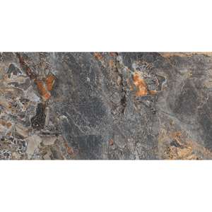 Orientbell Vitrified (GVT) 600X1200 DR Super Gloss Breccia Blue Glossy Finish <b>Large</b> Tiles Big Wall Floor Porcelain Tiles - Product Image 4