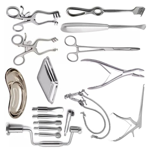 Sistema de Retracción Craneal Manual de Acero Inoxidable de 11 Piezas |   Juego de Retractores Quirúrgicos para Neurocirugía |   Cirugía Craneal Ajustable - Product Image 1