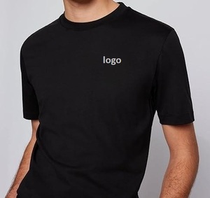 T-shirts pour hommes Modèle personnalisable léger 100% coton avec motif solide Grandes tailles Lavage en machine Bangladesh - Product Image 5