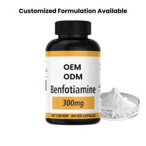 Compléments alimentaires à base de benfotiamine de qualité supérieure, 500 mg, 90 capsules, unisexe, ODM, OEM, personnalisable - Product Image 2