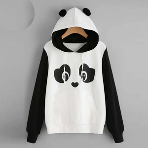 Oso sublimación diseño impreso con capucha mujeres Crot Top mujeres para Sudadera con capucha tamaño americano EE. UU. mujeres para Sudadera con capucha y sudadera - Product Image 2