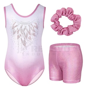 Maillot de Ballet Personalizado para Niñas, Poliéster y Spandex, Traje de Gimnasia y Danza, Cómodo para Entrenamiento, Impresión Digital, Servicio OEM - Product Image 5