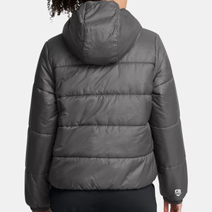 Doudoune personnalisée pour femmes respirante et imperméable avec doublure en nylon imprimé de couleur unie et motif en vente - Product Image 4