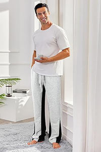 Pantalones Deportivos de Lona Transpirable Ecológicos Personalizados para Hombre con Cintura Elástica - Pantalones Deportivos Lisos al por Mayor - Product Image 2