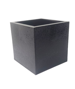 Pot de fleur en métal carré minimaliste jardinière en acier Corten rouillé pour la décoration intérieure centre commercial utilisation de jardin - Product Image 2