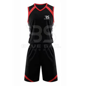 Uniformes de basket-ball sur mesure avec tissu à mailles en polyester de haute qualité pour équipes sportives Uniforme de basket-ball personnalisé - Product Image 1