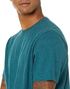 Camiseta de Moda de Manga Corta para Hombre, Cómoda, Ecológica, de Secado Rápido, 220 GSM, Poliéster/Algodón, Jersey, Logotipo Personalizado, Talla Grande - Product Image 4