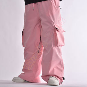 OEM 2025 Super Ski Baggy Style Pantalones de nieve Unisex Tela impermeable con aislamiento Cargo Pantalones de nieve a prueba de viento de talla grande para hombres y mujeres - Product Image 1
