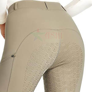 กางเกงขี่ม้าผู้หญิงแบบกันน้ำ กันลม ผ้ายืด/โพลีเอสเตอร์ ทรงเอวกลาง ผลิตโดยโรงงานโดยตรง ขายส่ง - Product Image 6