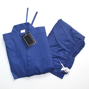 Kimono de Jiu Jitsu Karate Negro Unisex, 460 GSM, Sostenible, Transpirable, Duradero, Uniforme de Jiu Jitsu Brasileño, Sin Tinte Reactivo - Product Image 1