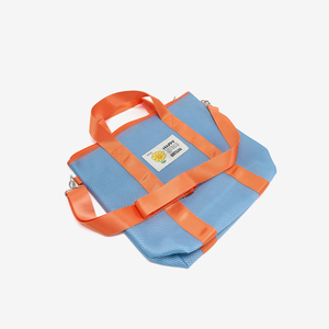 <b>Foldable</b> Mesh Cosmetic <b>Bag</b> Zipper Closure Customized Color Logo Customized Service Shops Outdoor Use Medium 30-50cm Double Top - Product Image 6