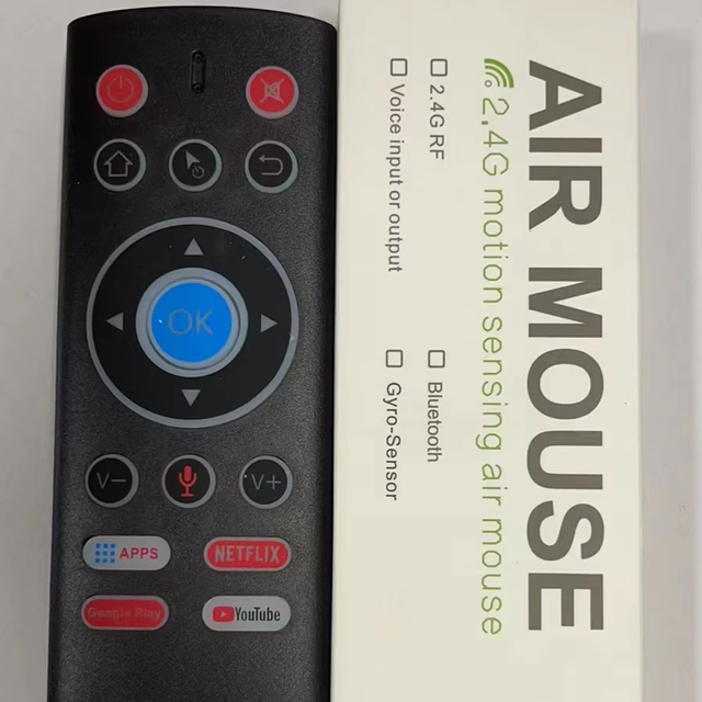 2.4G Voice Remote Control TV Box With USB Air Mouse and IR Learning for Smart Samsung LED TV RF Wireless Communication