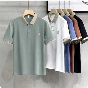 Vente en gros de polos à manches courtes de haute qualité pour hommes polos en coton et polyester à séchage rapide décontractés pour hommes - Product Image 4