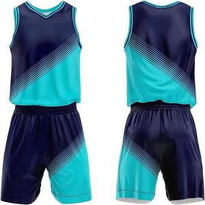 Conjuntos de Uniformes de Baloncesto Transpirables Personalizados para Hombre, Diseño Moderno, 100% Poliéster - Product Image 1
