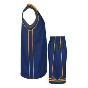 Uniforme de baloncesto de diseño profesional asequible Mejor precio Nuevo diseño Uniforme de baloncesto para entrenamiento Servicio OEM - Product Image 4