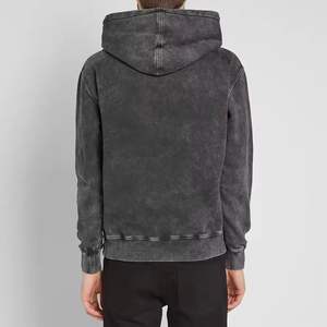 Últimas sudaderas con capucha de calle de peso pesado personalizadas Heavy 100% algodón en blanco Drop Shoulder Oversized Vintage Acid Wash Hoodies - Product Image 3