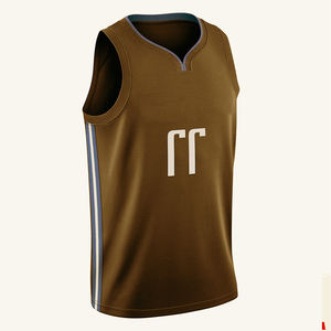Tops personalizados cosidos impresión universitaria práctica números diseño mujer liso jóvenes baloncesto uniformes Jersey para hombres - Product Image 3
