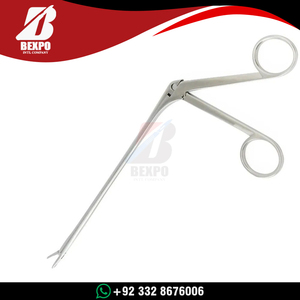 Pinces nasales droites à mâchoires fenêtrées 4x10mm en acier inoxydable, manuelles, de haute qualité, certifiées CE, instrument chirurgical ORL - Product Image 4