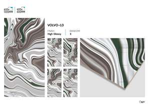 Carreaux en porcelaine de luxe à haute brillance 600x1200mm, finition polie, pour un design de sol intérieur élégant - Product Image 3