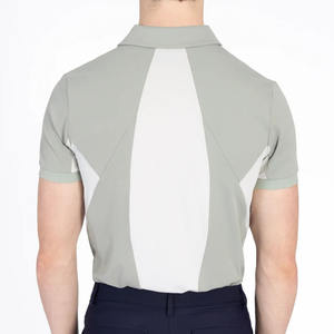 Vêtement de base pour l'équitation, manches longues, vêtements équestres, chemises de course, chemises polo à col boutonné pour hommes - Product Image 4