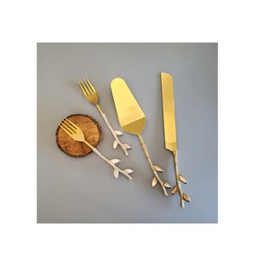 Juego de cuchillo y servidor de pastel de boda personalizado Natural a granel de gran oferta de la mejor calidad por ALIFCRYSTAL y AGATE Tables Interior Stylists - Product Image 2