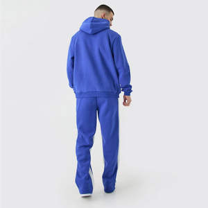 Custom Unisex Hoodie Tracksuit 100% Cotton Digital Print Breathable Solid Designer <b>Embroidery</b> Pullover Winter <b>Set</b> Casual - Product Image 2