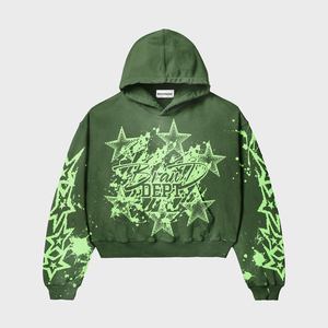 Top Quality Clothing Hoodies Men Manufacturers Custom Streetwear Tracksuits <b>Oversized</b> <b>Long</b> Sleeve Custom Puff Printing <b>Hoodie</b> - Product Image 2