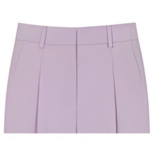 กางเกงขายาวผ้าแคนวาสทรงตรงเอวกลางผูกเชือก ระบายอากาศ แห้งเร็ว สไตล์ลำลองสำหรับผู้หญิง เหมาะสำหรับใส่ทำงานหรือใส่ลำลอง 100% - Product Image 5