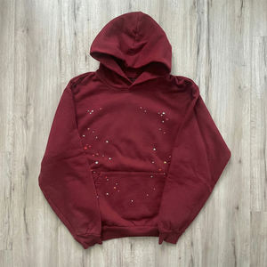 High Quality Men <b>Y2K</b> Rhinestone Hoodie Trendy <b>Vintage</b> Oversized for Cotton Fleece Eco-Friendly Pocket Sweatshirt Autumn - Product Image 1