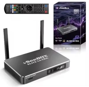 Original Brand New Fully-Programmed VseeBox Elite Ultra <b>Android</b> <b>TV</b> <b>Box</b> Bundle with Preloaded App With Lights Up Remote-Ready - Product Image 2