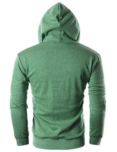 เสื้อมีฮู้ดใส่ได้ทั้งชายและหญิงมีสายด้านหน้าทำจากผ้าฝ้ายจัมเปอร์100% สีดำสำหรับออกกำลังกายในฤดูหนาวติดป้าย2025ส่วนตัว - Product Image 2