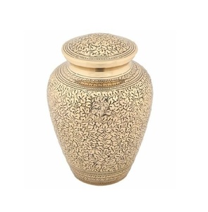 Urnes funéraires en laiton gravé personnalisées ASWAN INTERNATIONAL (Modèle U-2029) Style européen pour articles funéraires - Product Image 1