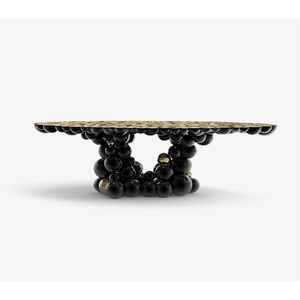Handmade Modern Luxury Dining <b>Table</b> Newton Square Wooden Convertible Furniture for Home Apartment Hand Assembled Contemporary - Product Image 2