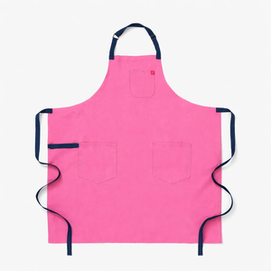 Delantal Morado sin Mangas con 3 Bolsillos, de Lona Tejida, Lavable a Máquina, Resistente al Agua, Ecológico y Moderno para Cocinar - Product Image 4